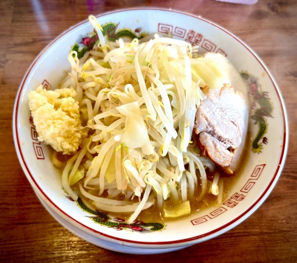 「ﾐﾆ_ラーメン(120g_920¥)」@ガッツリラーメンいち豚 いわき鹿島店の写真