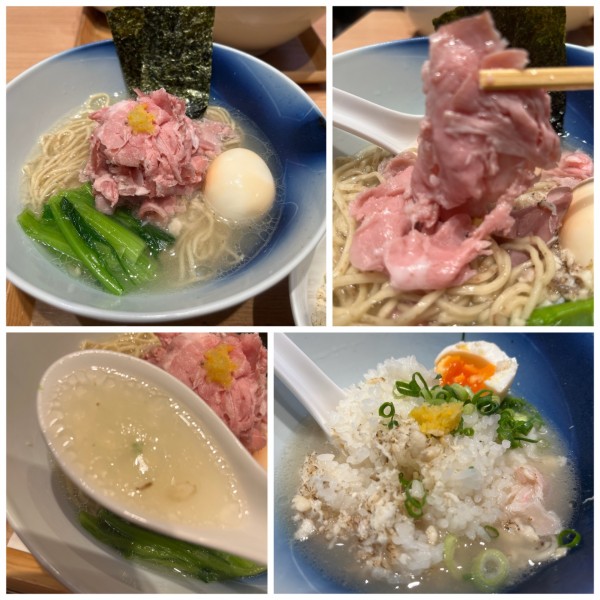 「【麺魚】 特製真鯛らーめん淡麗 雑炊セット 1800円」@ラーメンWalkerキッチンの写真