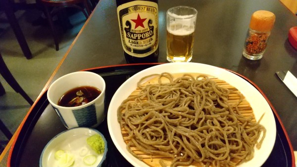 「サッポロ赤星・大瓶→田舎せいろ(¥650+850)」@道心の写真