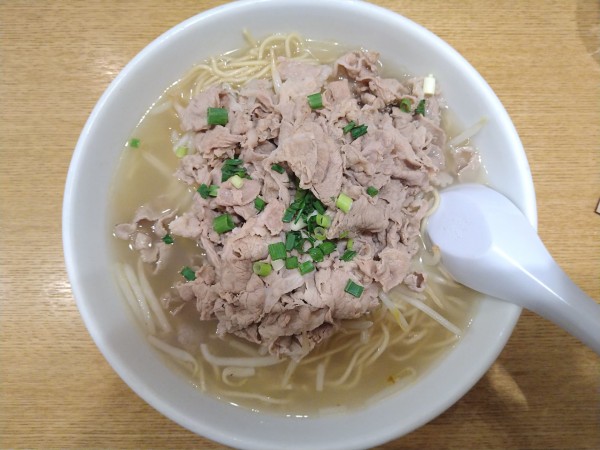 「肉々ラーメン（塩）」@羊肉専門店 辰 池袋南口店の写真