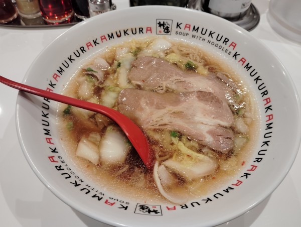「おいしいラーメン　　　８２０円」@どうとんぼり神座 アトレ川崎店の写真