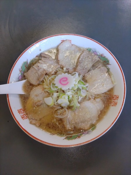「醤油チャーシューメン  ﾒﾝﾏ抜き」@大安食堂の写真