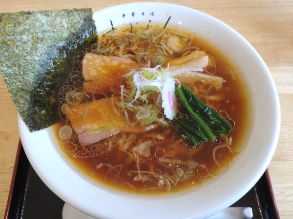 「中華そば800円」@自家製中華そば すずらんの写真