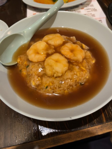 「エビあんかけチャーハン」@中華な居酒屋 きばらしの写真