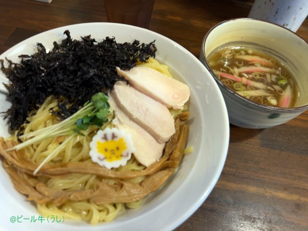 「限定 坂戸つけめん 焼鯛出汁大盛(1100円)」@濃厚つけ麺 茜堂の写真