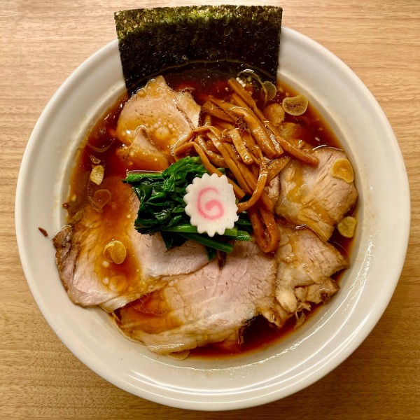 「キリン一番搾り生 → 醤油チャーシューメン」@長岡食堂 東京ラーメン横丁店の写真