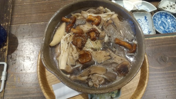 「きのこそば（秋冬限定）1500円」@そば切り たかやの写真