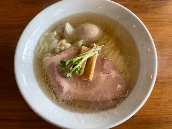 「特製塩そば」@麺処 清水の写真