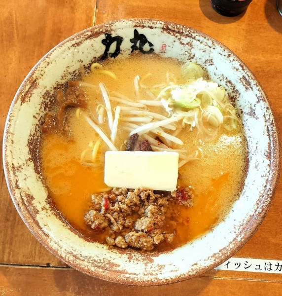 「力丸辛みそラーメン 880円＋バター 110円」@ラーメン力丸の写真