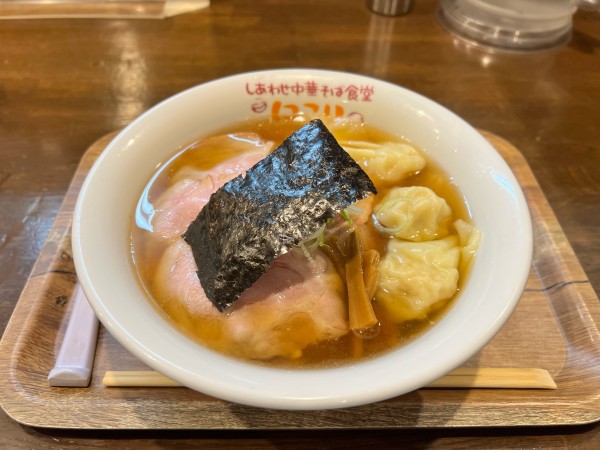 「チャーシューわんたんそば」@しあわせ中華そば食堂 にこりの写真