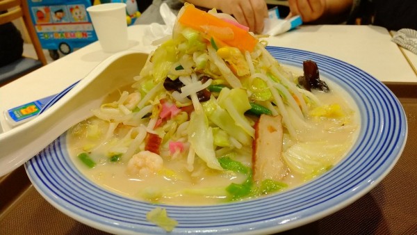 「#野菜たっぷりちゃんぽん」@長崎ちゃんぽん リンガーハット イトーヨーカドー大森店の写真