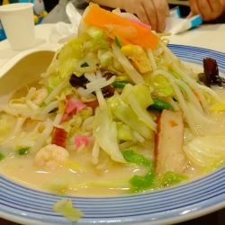 #野菜たっぷりちゃんぽん