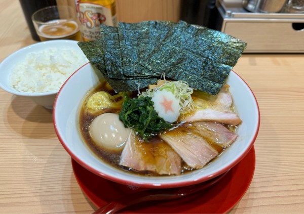 「特製中華そば¥1200、海苔¥150、中ライス¥200」@横濱中華そば 上星商店の写真