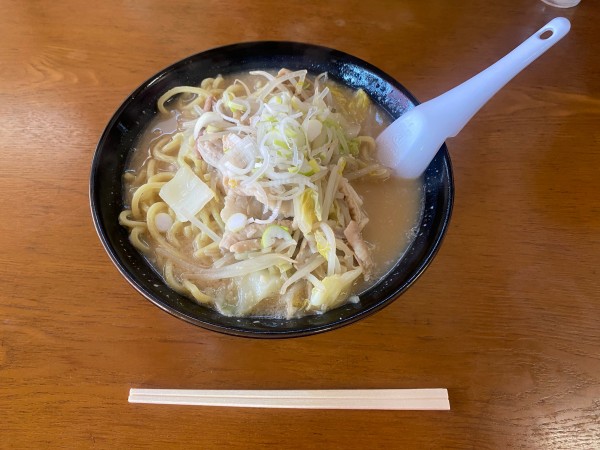 「もつ正油らーめん」@かっちゃんらーめん 麺屋○勝の写真