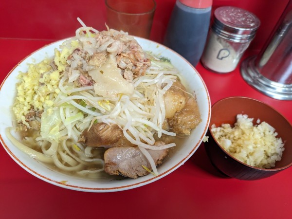 「大豚ラーメン➕おろしポン酢」@ラーメン二郎 大宮公園駅前店の写真