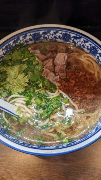 「牛肉ラーメン」@独一処餃子 堀切店の写真