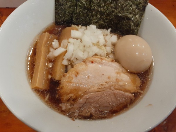 「【限定】冷やし醤油ラーメン＋味玉」@拉麺 あさがおの写真