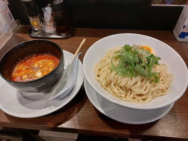 「担々つけ麺(白)大盛 4辛」@うさ担 浦和本店の写真