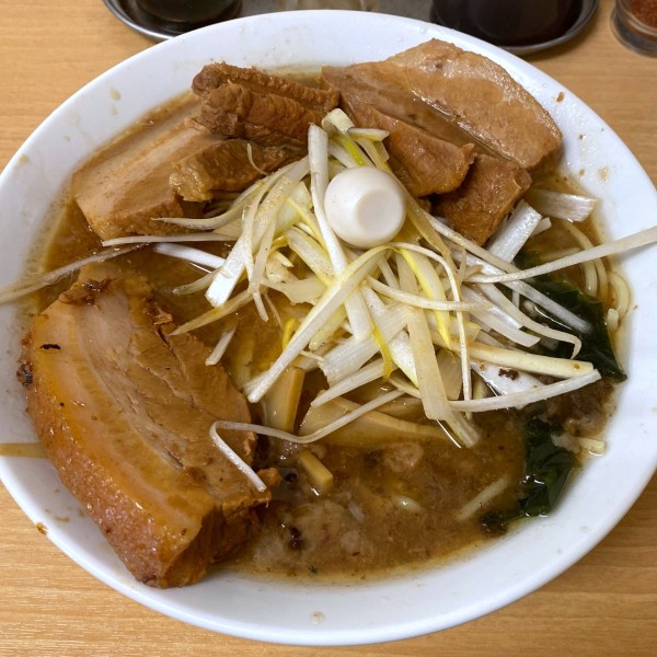 「バラネギチャーシュー 1,200円 ※カス」@らぁめん廣の写真