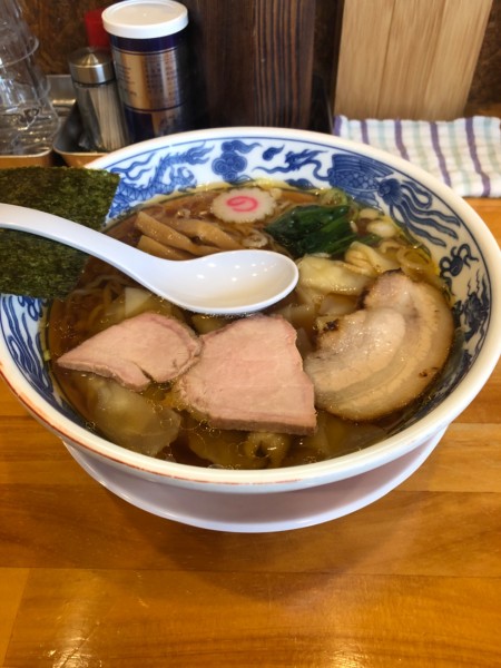 「ワンタン麺」@白河手打中華そば 法隆の写真