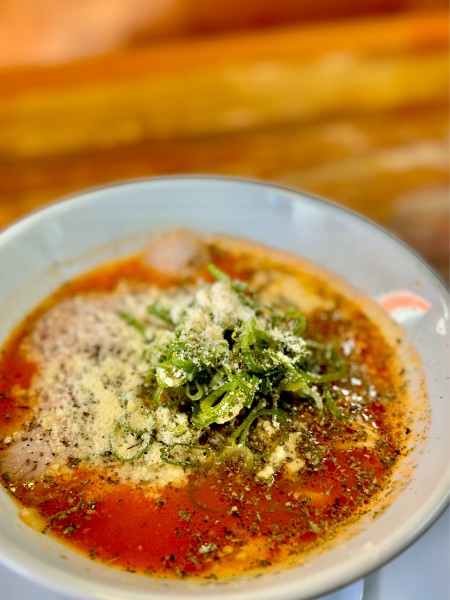 「とまとらぁ麺950円」@会津ばんだいらーめん 伊勢崎店の写真