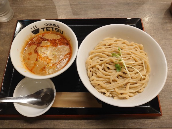 「特濃担々つけめん」@つけめんTETSU 阪急三番街店の写真
