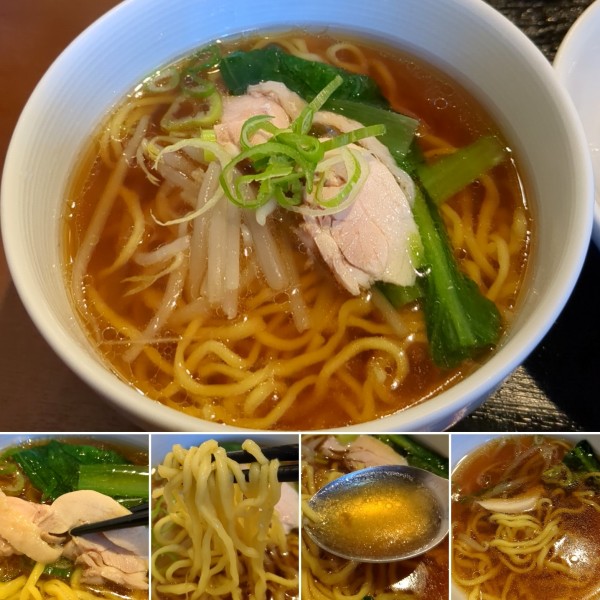 「半ラーメン(ランチBセット)　800円」@上海陽春麺坊の写真