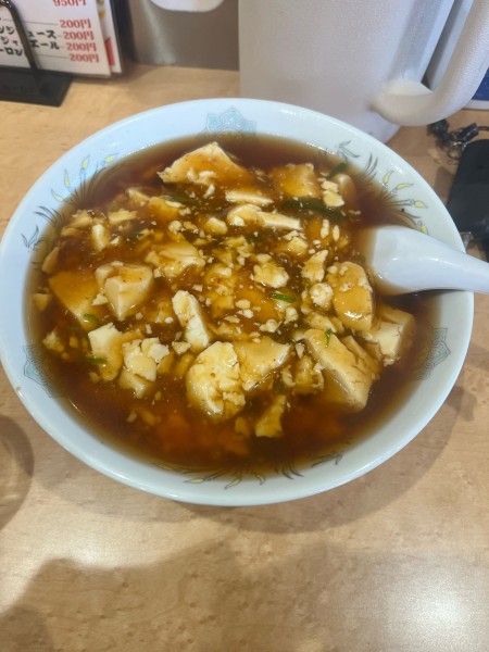 「麻婆麺　カタメ」@珍來 松が丘店の写真