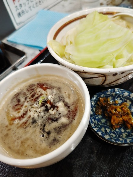 「黒こってりつけ麺(930円)」@煮干しらーめん青樹 立川店の写真