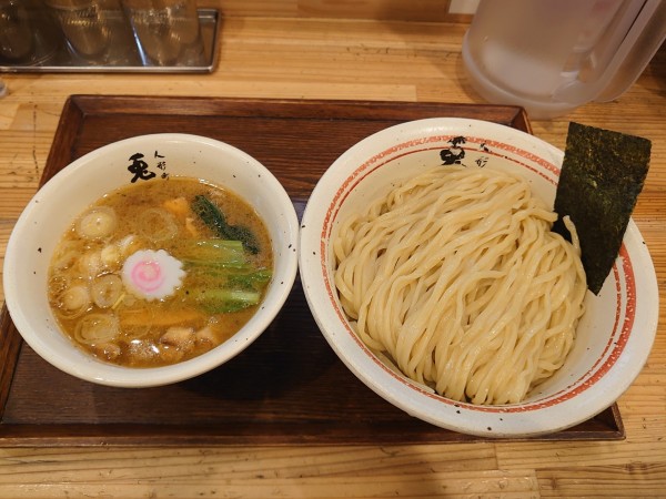 「つけめん：並盛２２５ｇ＋追加チャーシュー」@人形町 兎屋の写真