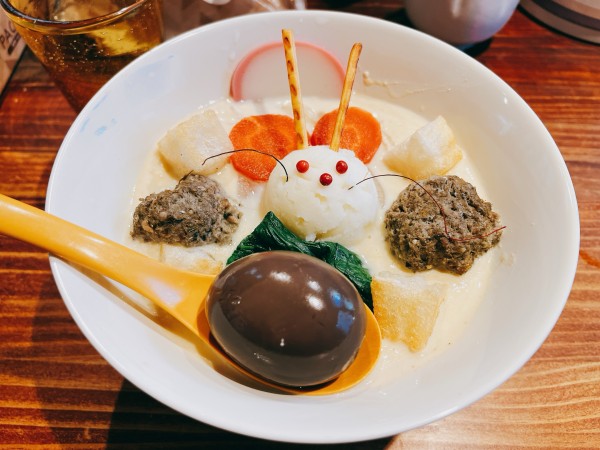 「常陸太田雑煮ラーメン」@ビーフラーメン&つけ麺 シゲジンの写真