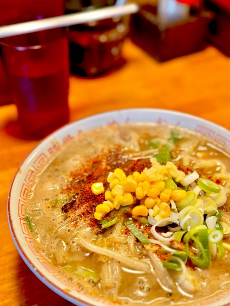 「濃厚焼き味噌らーめん950円」@豚骨らーめん れんの写真