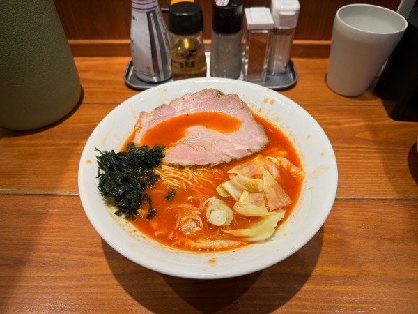 「赤辛ラーメン【1辛】」@麺屋 真心の写真