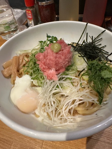 「ネギトロまぜそば」@まぜそば 凜々亭 郡山本店の写真