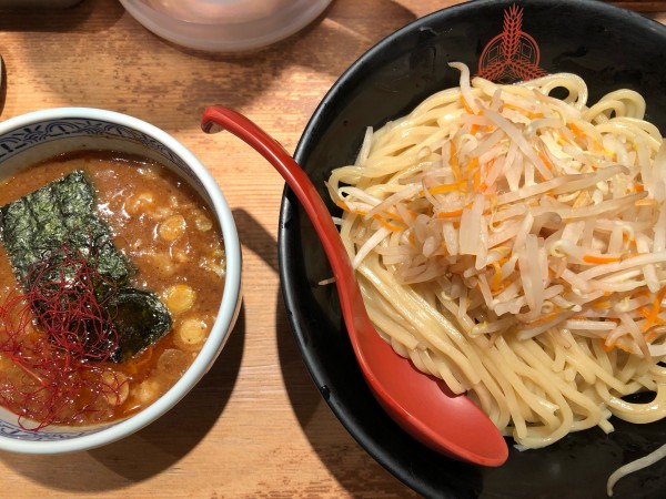 「味噌つけ麺中盛あつもり」@三田製麺所 中野店の写真