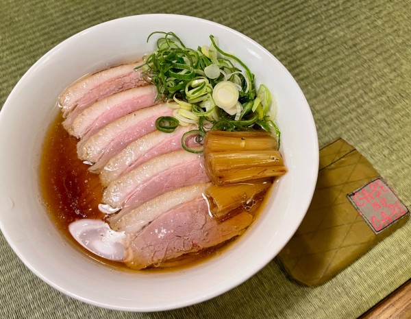 「鴨コンフィ麺」@らーめん 鴨&葱の写真