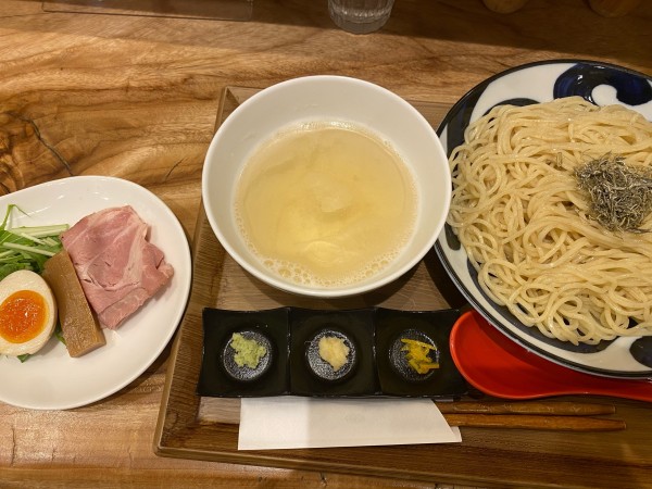 「昆布水つけ麺 大 950円」@らぁめん 赤坂 みづ菜の写真