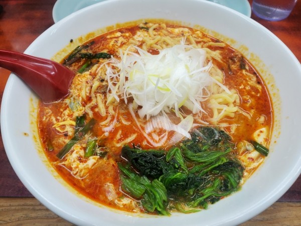 「ドラたんたんめん８００円円辛さ上級」@らーめん ドラごんちの写真