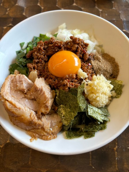 「特級台湾まぜそば並」@特級鶏蕎麦 龍介の写真