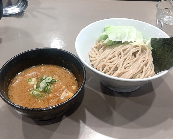 「海老つけ麺 麺小盛りメンマサービス 1000円」@つけ麺 五ノ神製作所の写真