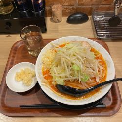 辛みそらーめん + Aセット + 追加ニンニク×2