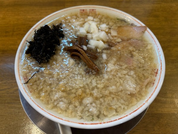 「背脂煮干中華そば」@背脂煮干中華そば 我武者羅 初台店の写真