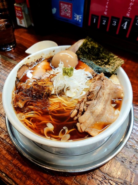 「悪◯」@元祖一条流がんこラーメン たま館分店の写真