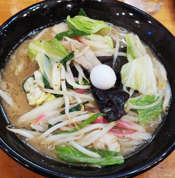 「茨城豚骨 ちゃんぽん 960円」@茨城豚骨 天心の写真