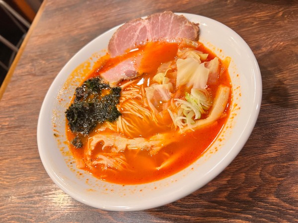 「赤辛ラーメン【1辛】」@麺屋 真心の写真