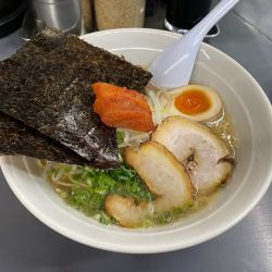 一番ラーメン（バリカタ）950円+替え玉120円