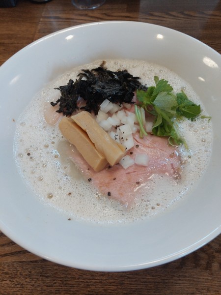 「カキの濃厚な潮SOBA」@㐂九八～エキチカ～の写真