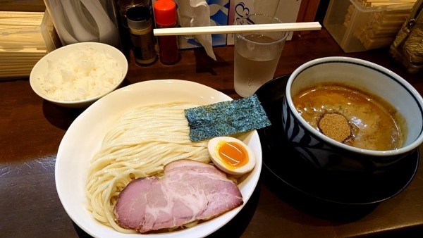 「鳥豚魚介つけ麺」@ラーメン ますだやの写真
