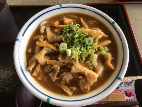 「肉カレーうどん大盛り」@お多福 大井店の写真