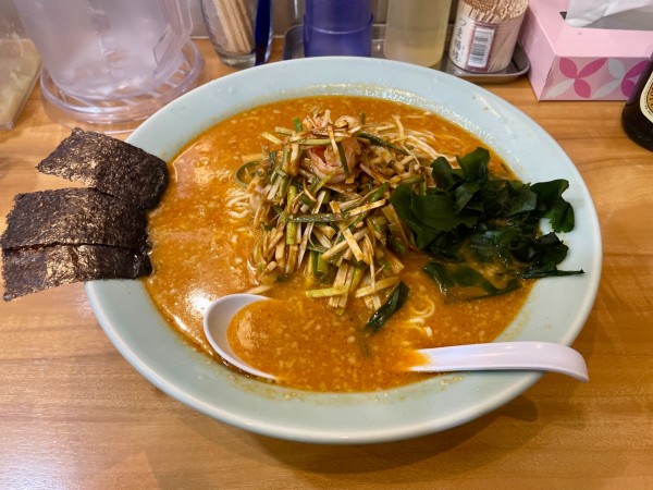 「サッポロ赤星→海老ラーメン中盛」@ラーメン関口の写真